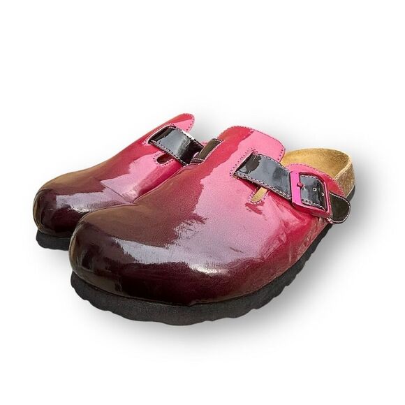 Betula by Birkenstock Pink Ombre Clogs Unisex Size 7 EU 38 Casual Shoes - Picture 10 of 16